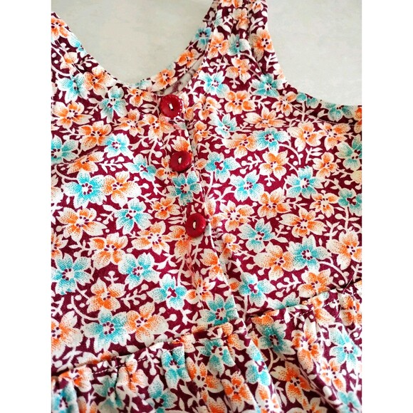 1990s Vintage Summer Floral Doll Dress for Large Doll - Picture 3 of 3